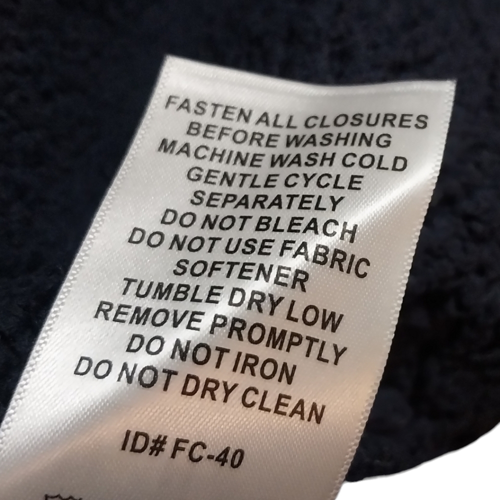 Rugged Elements Men's Sherpa Lined Shirt Jacket Dark Navy Blue Size Medium - Picture 11 of 11